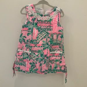 Lilly Pulitzer Pink shift dress 2T